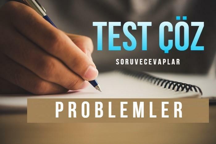 ALES DGS KPSS TYT Problemler Test Çöz 2022 - Online
