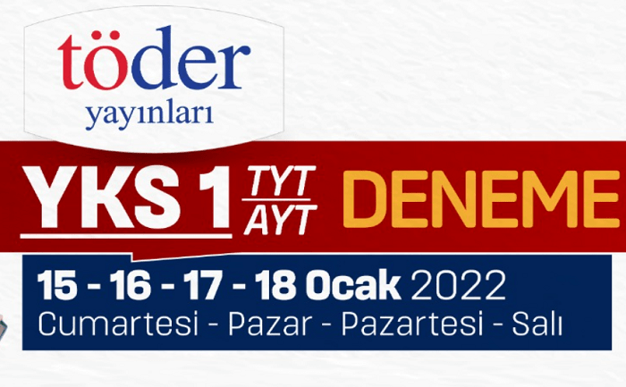 Töder YKS-TYT-AYT Deneme Sınavı-1 Cevap Anahtarı 2022