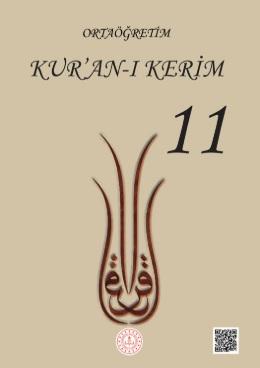 11. Sınıf Kur'an-ı Kerim Ders Kitabı PDF İndir MEB (2022-2023)