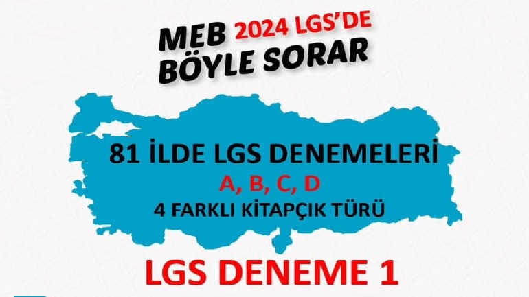 Sinan Kuzucu 8. Sınıf LGS Deneme-1 Cevap Anahtarı 2023 2024